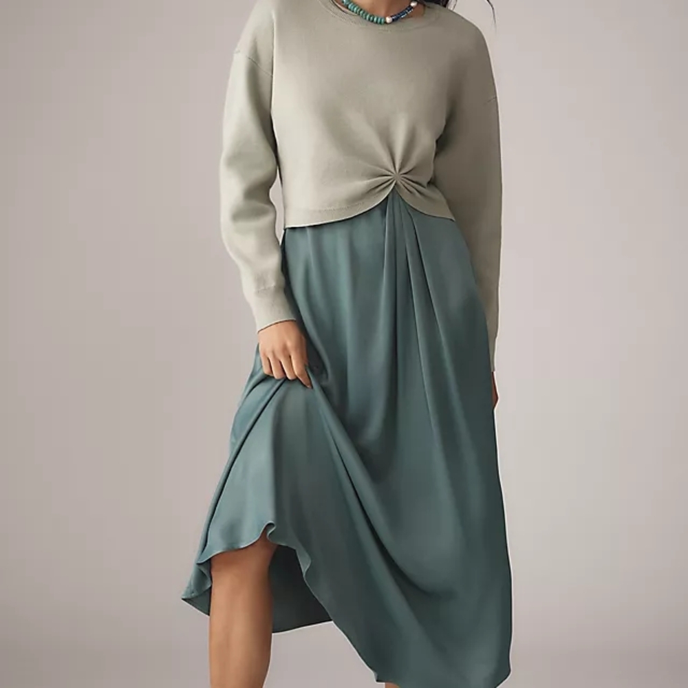 Anthropologie Gemini Dress Set NWOT